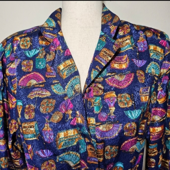 Vintage Petites by Willi Midi Dress Size 16P - Picture 4 of 11